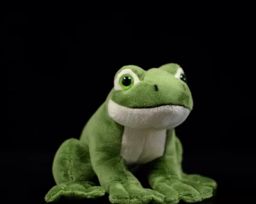 16cm Funny Cute Green Frog Plush Toy Soft StuffedAnial Frog Cartoon Animal Doll For Gift