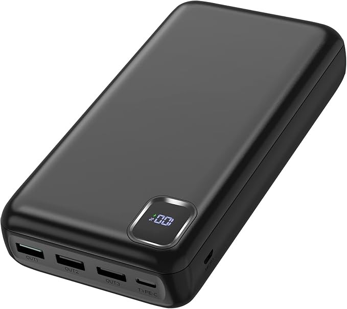 Portable-Charger-Power-Bank - 50000mAh Powerbank PD 30W and QC 4.0 Fast Charging External Battery Pack with USB-C LED 4 Outputs & 2 Inputs Portable Charging for iPhone 15 14 13 pro, Samsung